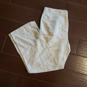 NWT Premise Wide Leg Linen Pants Natural 8